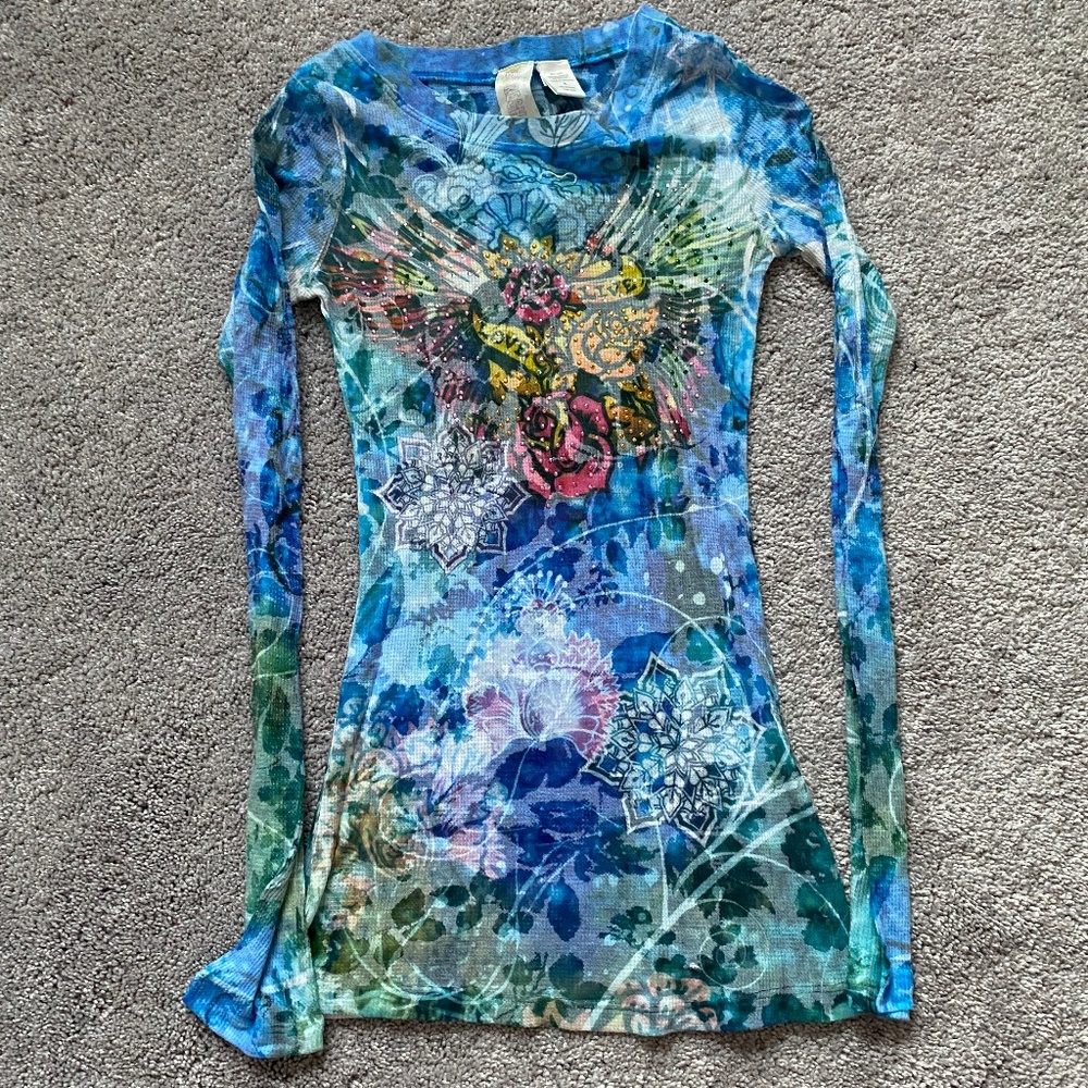 Sheer Y2K Top